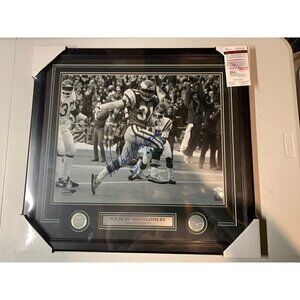 Wilbert Montgomery Autograph Signed Philadelphia Eagles 16x20 Photo Framed JSA